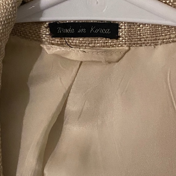 Patrick James Blazer Jacket Mens 44R M Tan Sport Coat - Picture 2 of 7